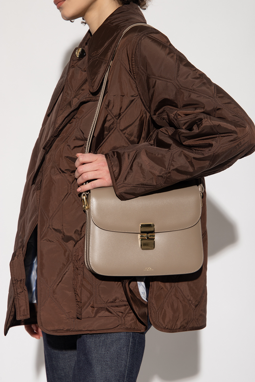 Beige 'Grace' shoulder bag A.P.C. - Vitkac Germany